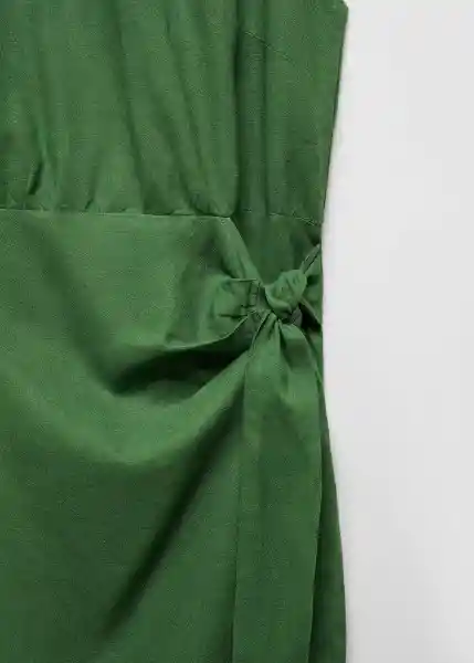 Vestido Susi-H Verde Talla S Mujer Mango