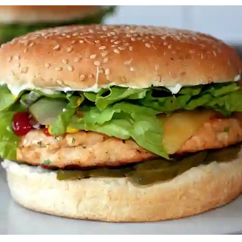 Hamburguesa de Corvina