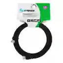 Steren Cable Coaxial Rg59 Con Conectores Tipo “F” de Rosca