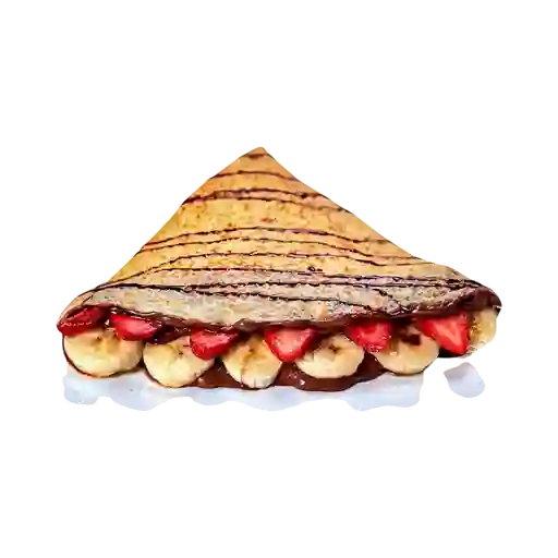 Crepe de Nutella con Fresa y Banano