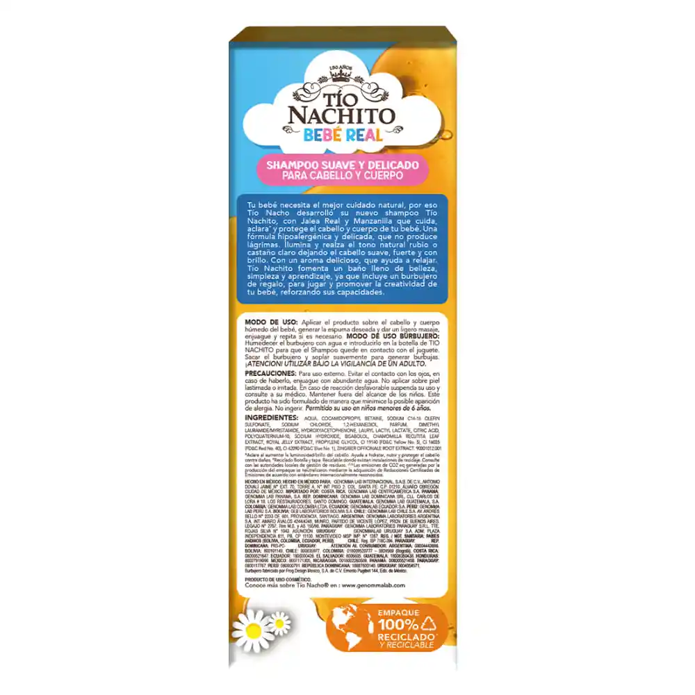 Tio Nachito Shampoo Jalea Real Manzana
