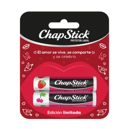 Chap Stick Protector Labial Fresa y Cereza