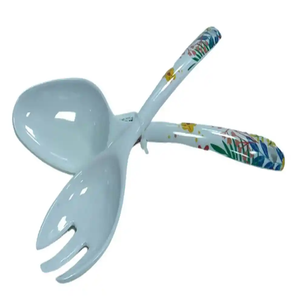 Set Cubiertos Para Ensalada Melamina 24 cm Finlandek