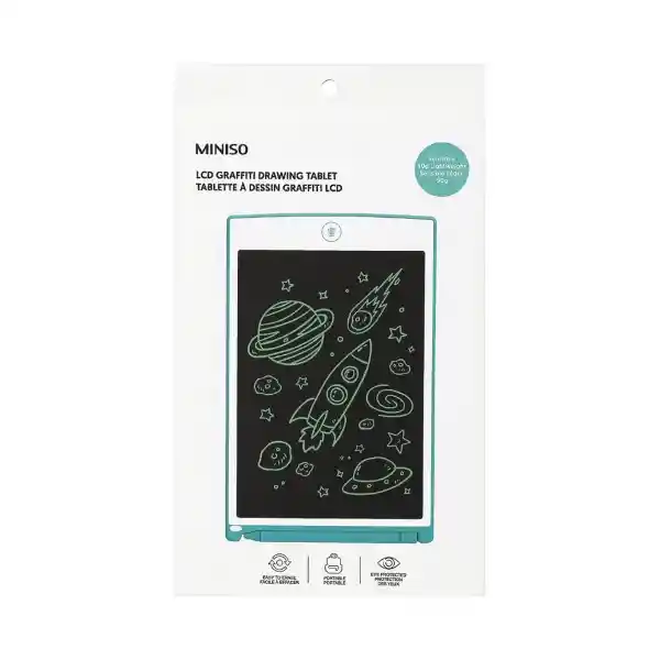 Tablet Para Dibujar Azul Lcd Miniso