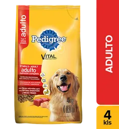 Pedigree Alimento para Perro Adulto Nutrición Completa Etapa 3