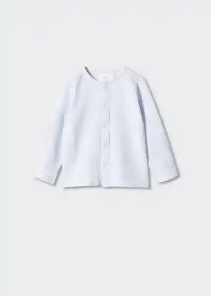 Camisa Ignacio Celeste Talla 72 Niños Mango