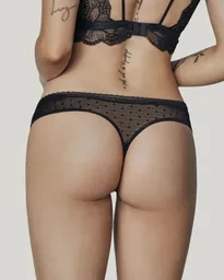 Panty Tipo Tanga Brasilera En Encaje 012883