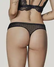 Panty Tipo Tanga Brasilera En Encaje 012883