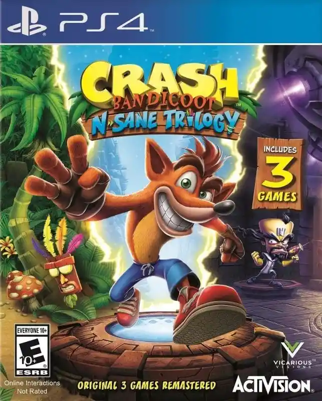Activision Videojuego Crash Bandicoot N'Sane Trilogy para Ps4