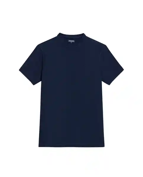 Camiseta Embroidered Azul Dark Ultraoscuro Talla S Chevignon