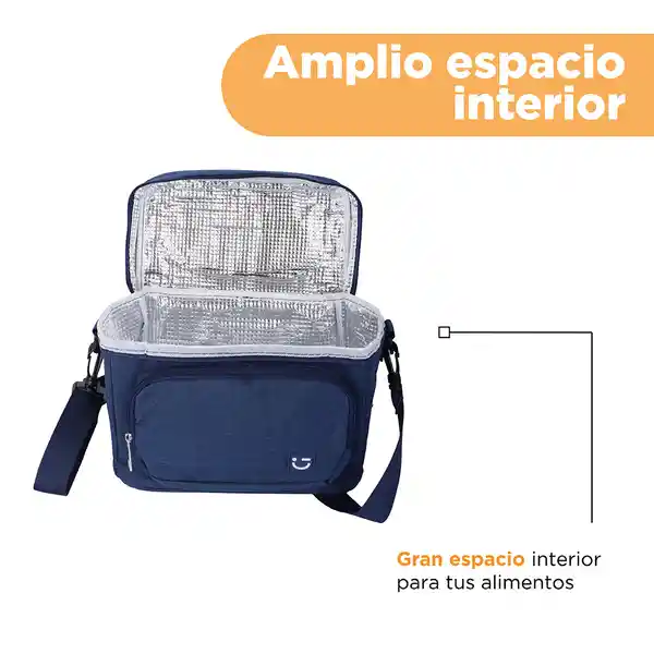 Lonchera Crossbody Serie Azul Marino Miniso