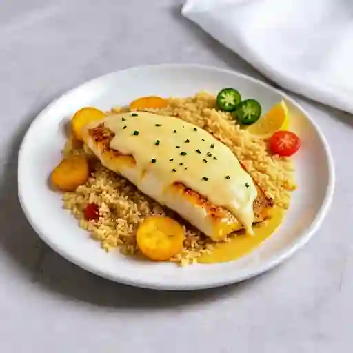 Filete de Róbalo Gratinado