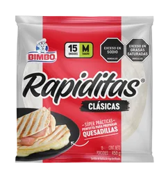 Bimbo Tortilla Blancas Rapiditas 450 g