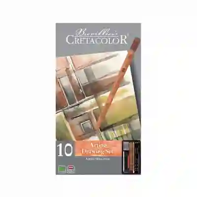 Cretacolor Estuche Metal Artino Lápiz Bellas Artes