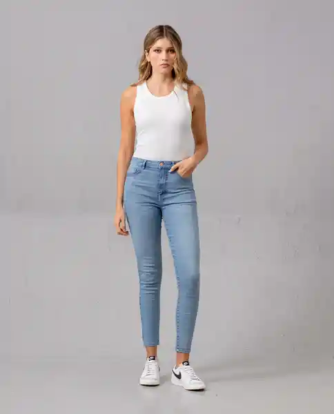 Jean Skinny Mujer Azul Nube Claro T 4 48616 Rifle