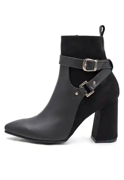 Botines Dama Negro Talla 37 122 Tellenzi