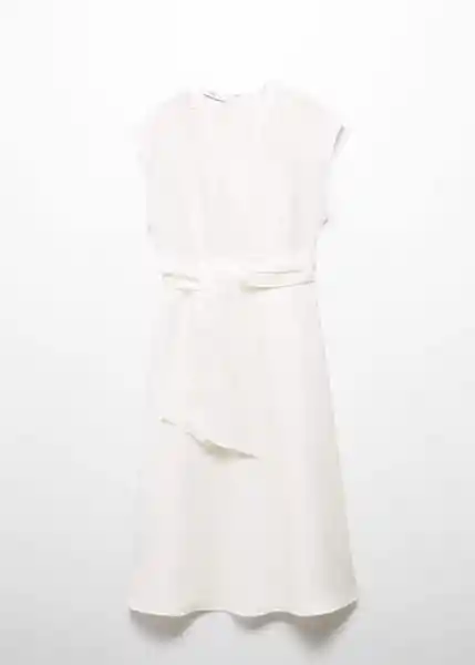 Vestido Nanda Blanco Talla L Mujer Mango