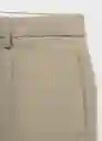 Pantalón Paris Beige Talla 46 Hombre Mango