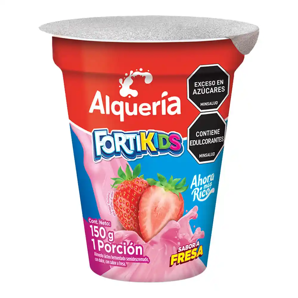 Alquería Bebida Láctea Fortikids Fresa