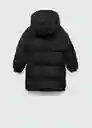 Abrigo Anorak Amerlong Negro Talla 12 Niños Mango