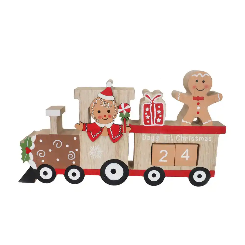 Calendario de Adviento Con Forma de Tren Krea