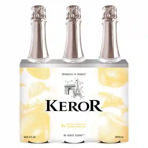 Keror Jugo de Manzana Espumoso Sin Alcohol