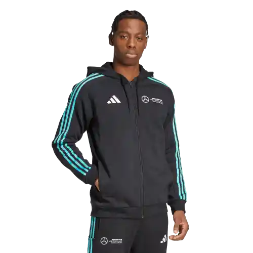 Adidas Chaqueta F1 Mercedes Benz de Hombre Negro Talla XL