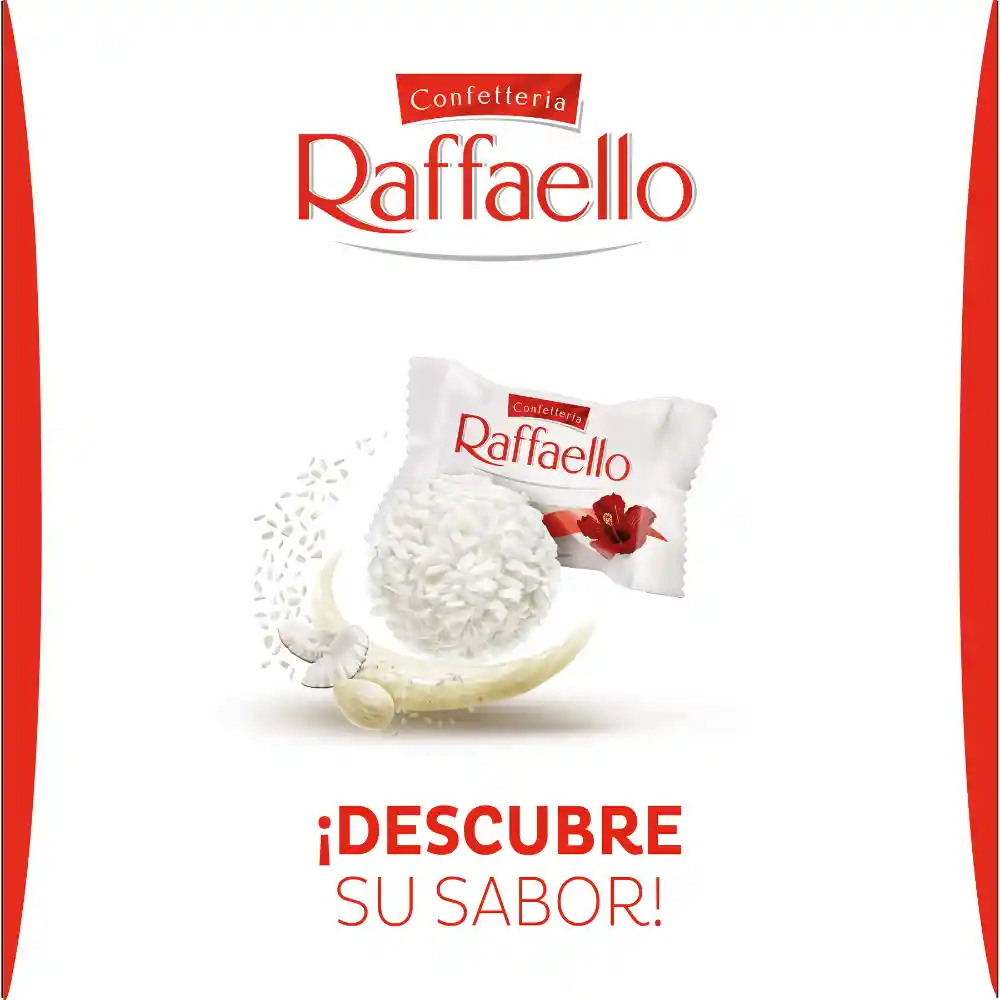 Raffaello Galleta Cubierta de Coco con Relleno de Almendra Entera