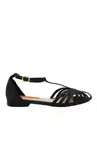 Baletas Luxor Negro Talla 36 Mercedes Campuzano