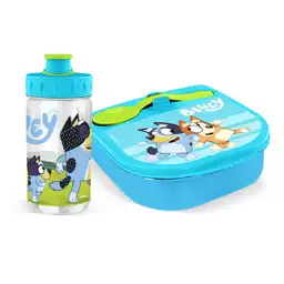 Set Botilito Sanduchera Bluey Wantu Bc-k-1218.bl1