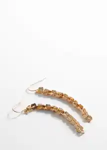 Pendientes Cuadri Oro Talla 99 Teen Niñas Mango