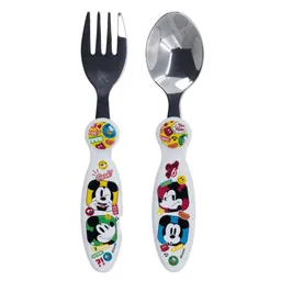 Set X 2 Cubiertos Mickey Fun Stor 74318