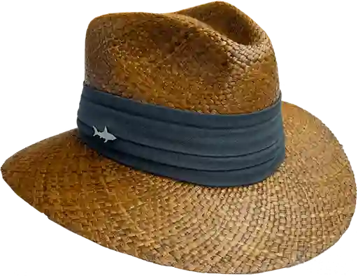 Sombrero Oscuro Cinta Ancha Gris Talla 6 Salvador Beachwear