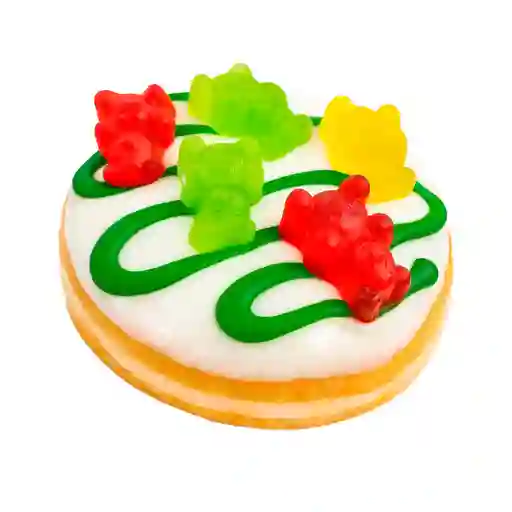Donut premium osos rellena (blanca)