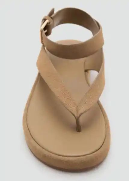Sandalias Sue Arena Talla 39 Mujer Mango