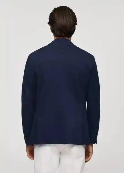 Blazer Americana Verner Navy Talla 50 Hombre Mango