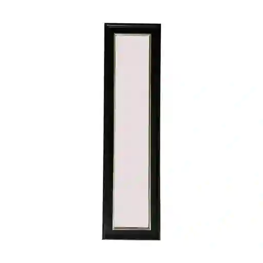 Espejo Pared 123x33 Cm Negro