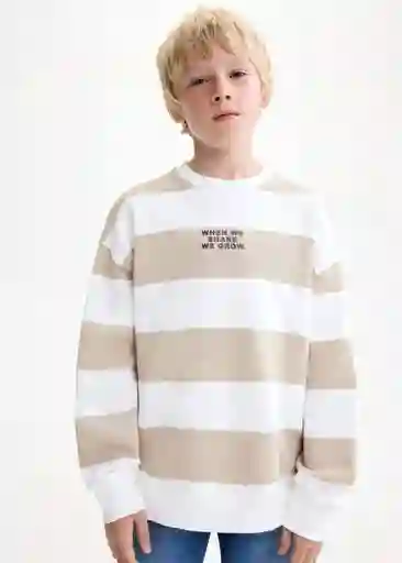 Buzo Sudadera Striblo Arena Talla 10 Niño Mango