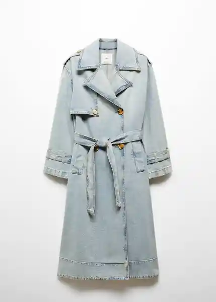 Gabardina Trench Marina Tejano Medio Talla L Mujer Mango