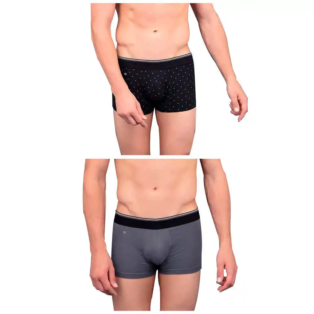 Duo Boxer Corto Duo Aras Jersey Casual Punto Blanco Surtido Talla S