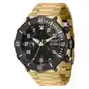 Reloj Aviator Hombre Dorado 39907 Invicta