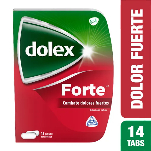 Dolex Forte Acetaminofén (500 mg) Cafeína (65 mg)