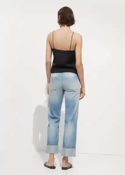 Top Rachy Negro Talla S Mujer Mango
