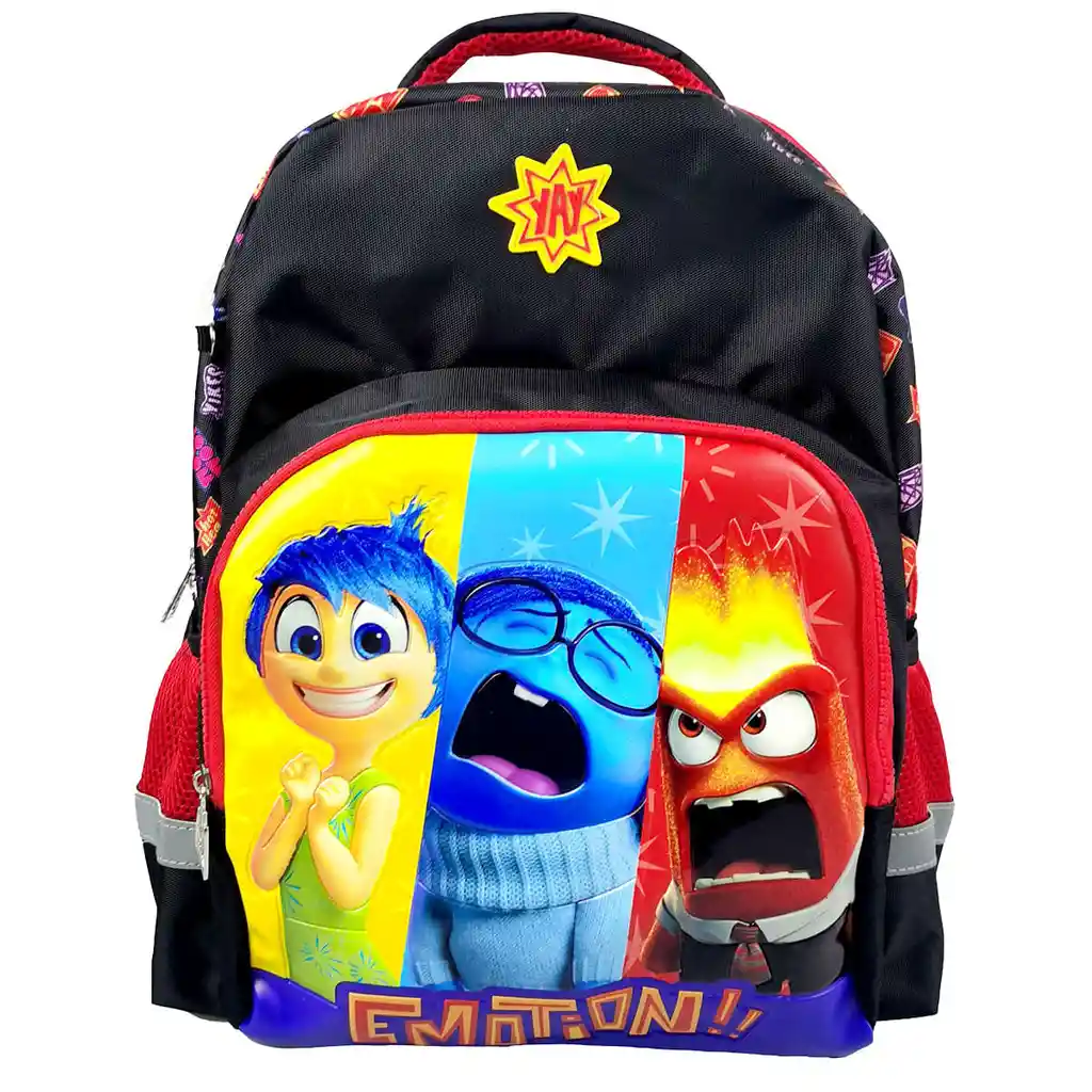 Morral Premium Grande Intensamente Alegría Tristeza y Furia