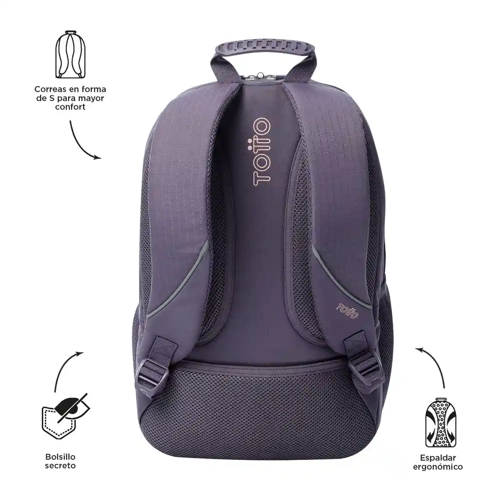 Morral Universitario Porta Pc 15.4" Cambri 2.0 Morado Mujer