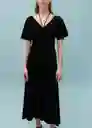 Vestido Vbessex Negro Talla Xs Mujer Mango