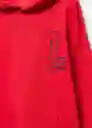 Sudadera Leader Rojo Talla 08 Niños Mango