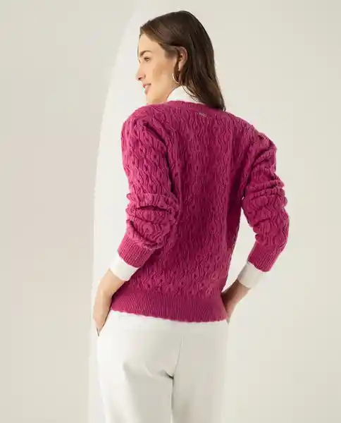 Tejido Rosa Fucsia Oscuro Talla L - 469e203 Esprit