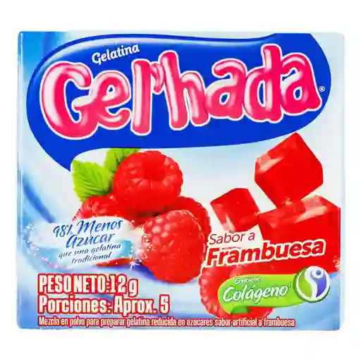 Gelhada Gelatina Menos Azúcar Frambuesa