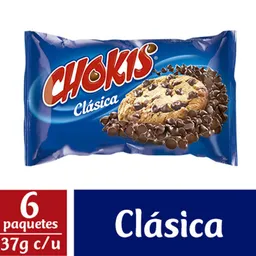 Chokis Galletas Dulces con Chispas Sabor Chocolate Clásica 